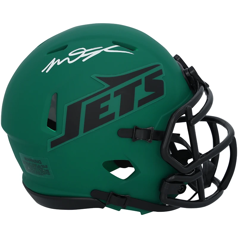 Mason Taylor New York Jets Autographed Riddell Rave Speed Mini Helmet