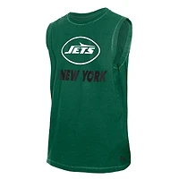 Men's New Era  Green New York Jets Leisure Collection Tank Top