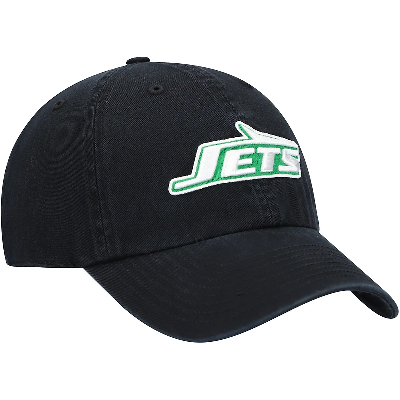 Men's '47 Black New York Jets Clean Up Adjustable Hat