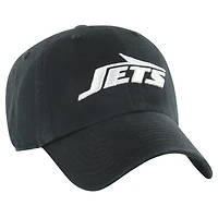 Men's '47 Black New York Jets Clean Up Tonal Adjustable Hat