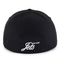Men's '47  Black New York Jets Foundational Franchise Fitted Hat