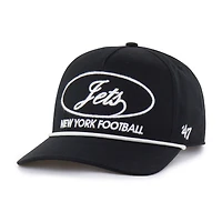 Casquette ajustable Foundational Hitch noire New York Jets '47 pour homme