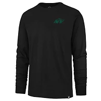 T-shirt noir à manches longues pour hommes '47 New York Jets Premier Franklin