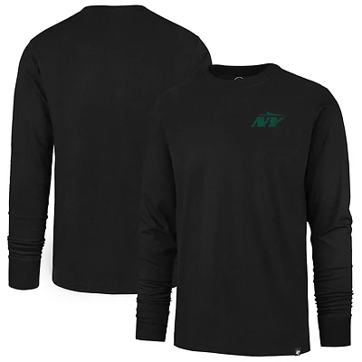 T-shirt noir à manches longues pour hommes '47 New York Jets Premier Franklin