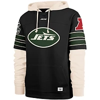 Men's '47  Black New York Jets Split Zone Cornerback Duo Hoodie