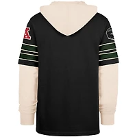 Men's '47  Black New York Jets Split Zone Cornerback Duo Hoodie