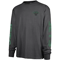 Men's '47 Charcoal New York Jets Cairn Ravine Foundation Long Sleeve T-Shirt