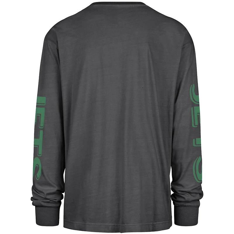 T-shirt à manches longues anthracite '47 New York Jets Cairn Ravine Foundation pour homme