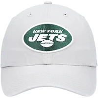 Men's '47 Gray New York Jets Clean Up Adjustable Hat