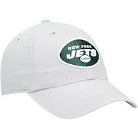 Men's '47 Gray New York Jets Clean Up Adjustable Hat