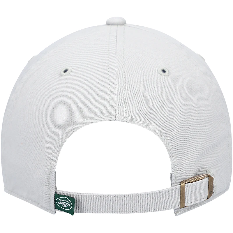 Casquette réglable Clean Up New York Jets '47 grise pour homme