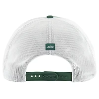 Casquette ajustable Downburst Relaxed Hitch Trucker verte/blanche New York Jets '47 pour homme