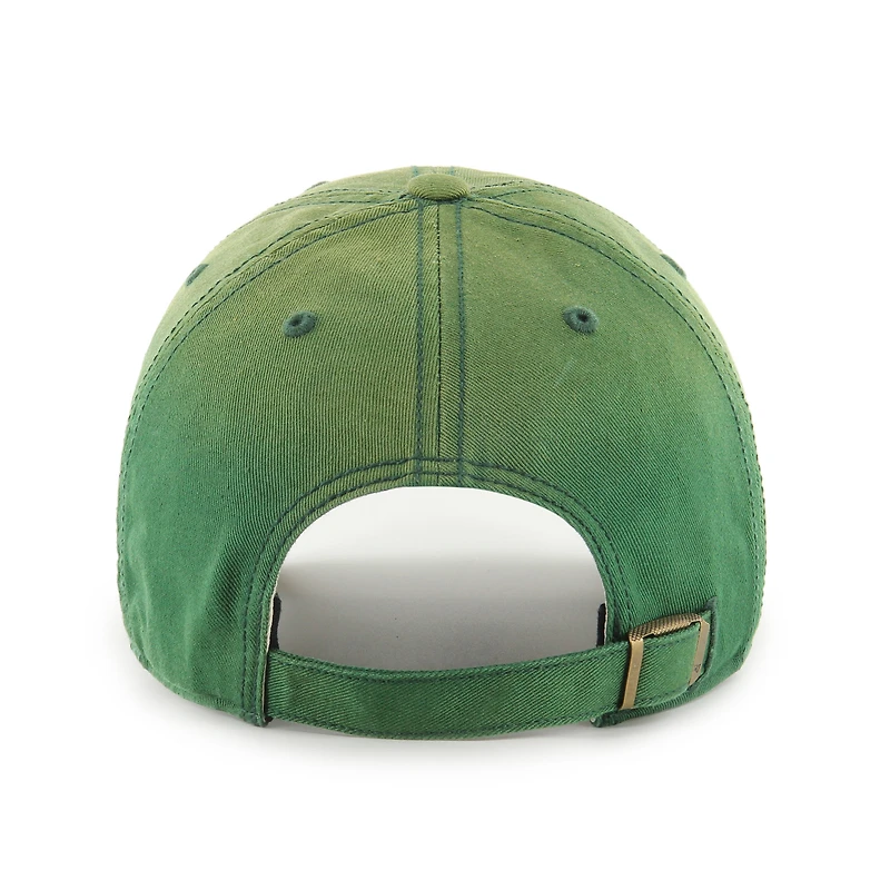 Men's '47  Green New York Jets Dusted Relaxed Clean Up Adjustable Hat