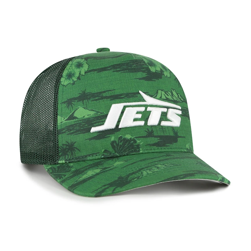 Casquette ajustable Fiji Trucker verte '47 pour homme des New York Jets