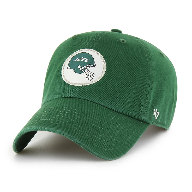 Men's '47  Green New York Jets Hard Hat Clean Up Adjustable Hat