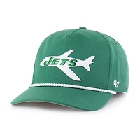 Casquette ajustable à nœud en corde verte New York Jets '47 pour homme