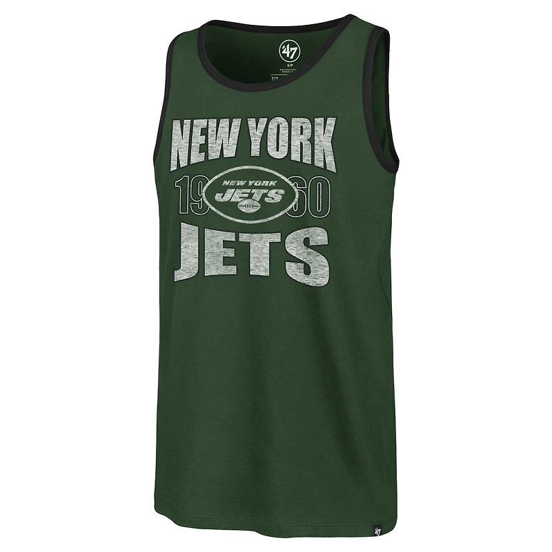Men's '47 Green New York Jets Upload Franklin Tank Top