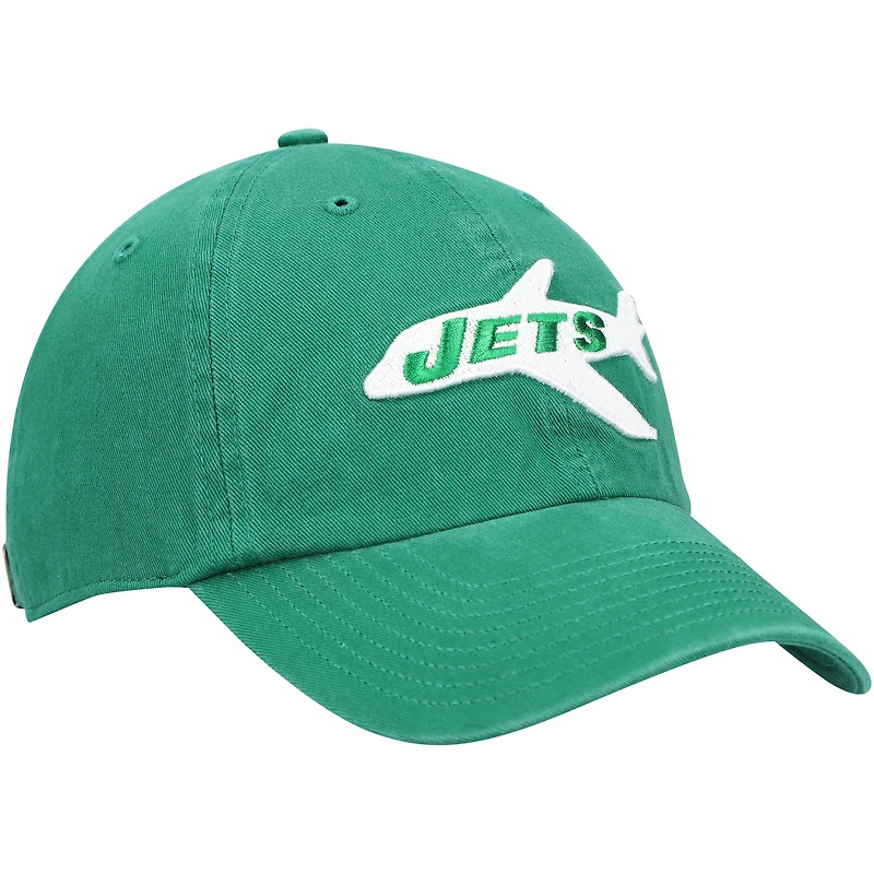 Men's '47 Kelly Green New York Jets Clean Up Adjustable Hat