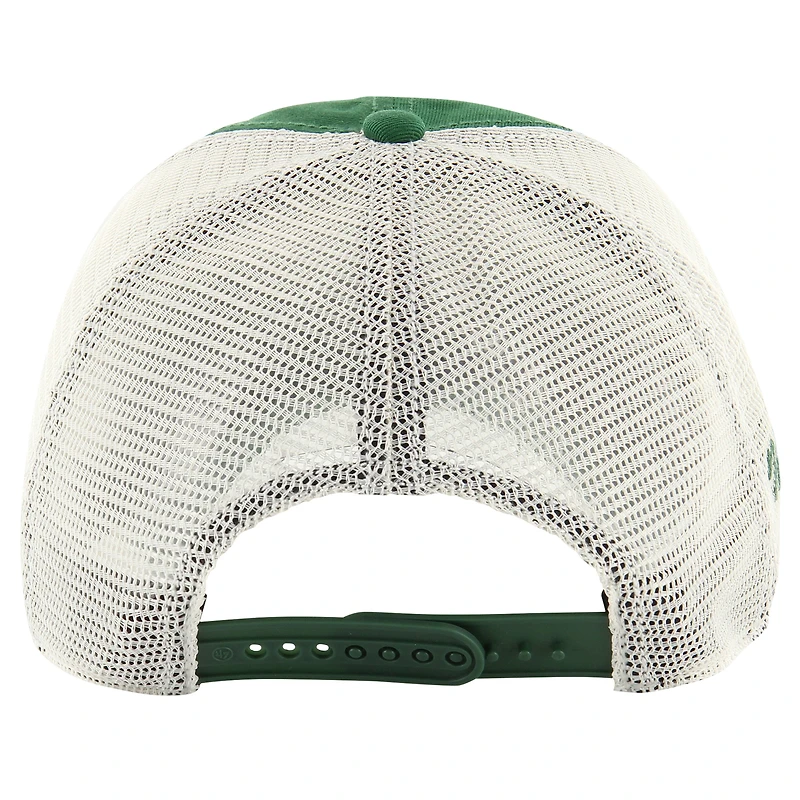 Men's '47 Kelly Green New York Jets Clubhouse Boon Clean-Up Trucker Adjustable Hat