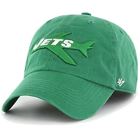Men's '47 Kelly Green New York Jets Gridiron Classics Franchise Fitted Hat