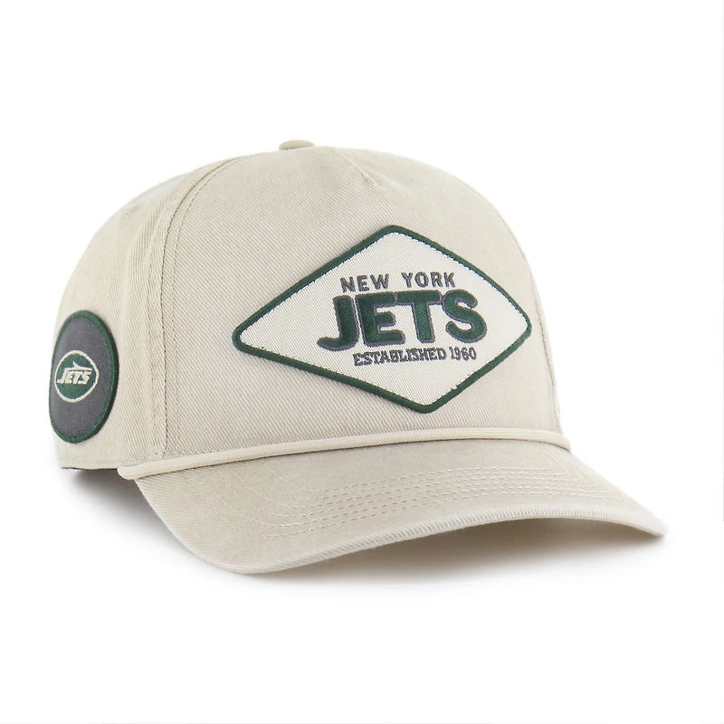 Men's '47 Khaki New York Jets Cairn Hitch Adjustable Hat
