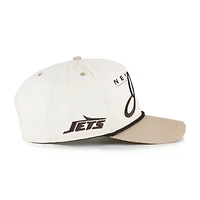Men's '47  Natural/Tan New York Jets Neutral Terrain Hitch Rope Adjustable Hat