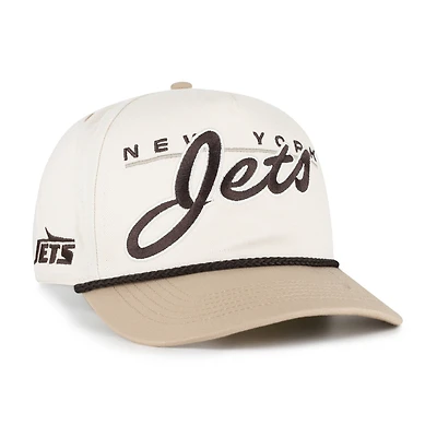 Men's '47  Natural/Tan New York Jets Neutral Terrain Hitch Rope Adjustable Hat
