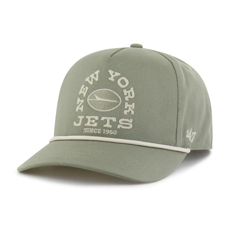 Men's '47 Olive New York Jets Canyon Ranchero Hitch Adjustable Hat
