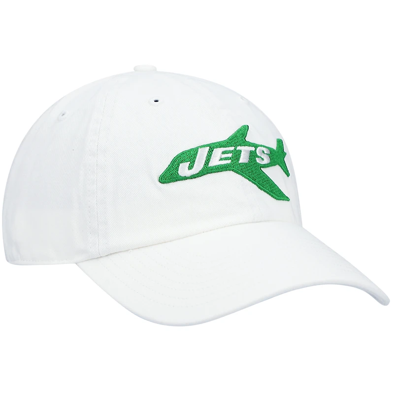 Men's '47 White New York Jets Clean Up Adjustable Hat