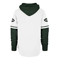 Sweat à capuche blanc New York Jets Trifecta Shortstop '47 pour homme