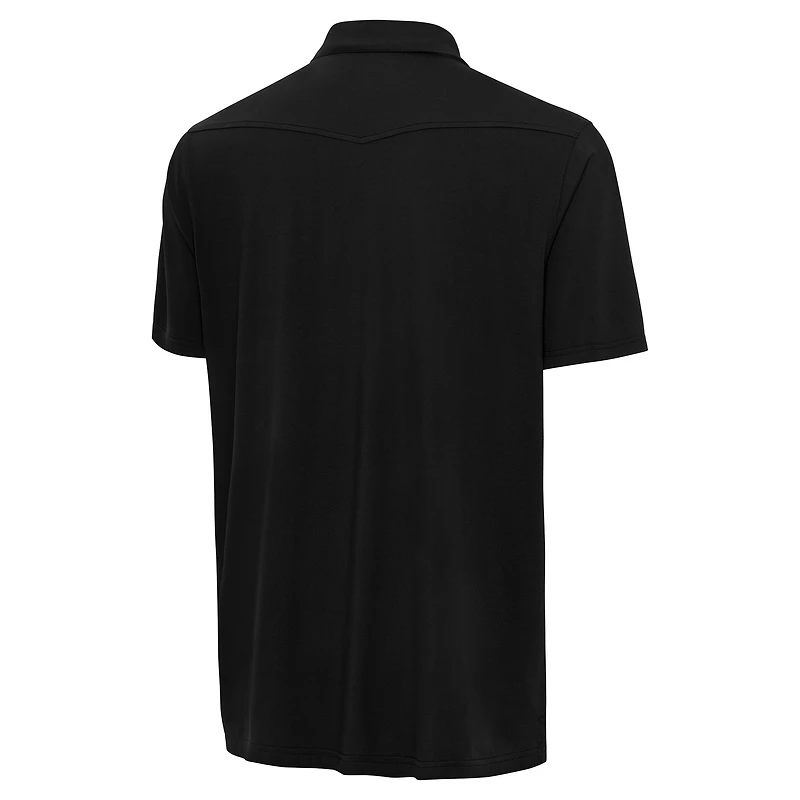 Polo Western noir Antigua pour homme des New York Jets