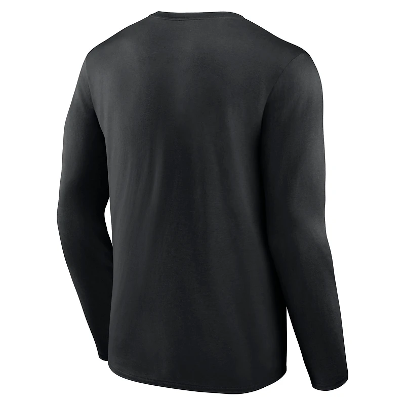 Men's Black New York Jets Hustle Long Sleeve T-Shirt