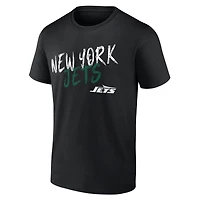 T-shirt noir pour homme New York Jets Hustle