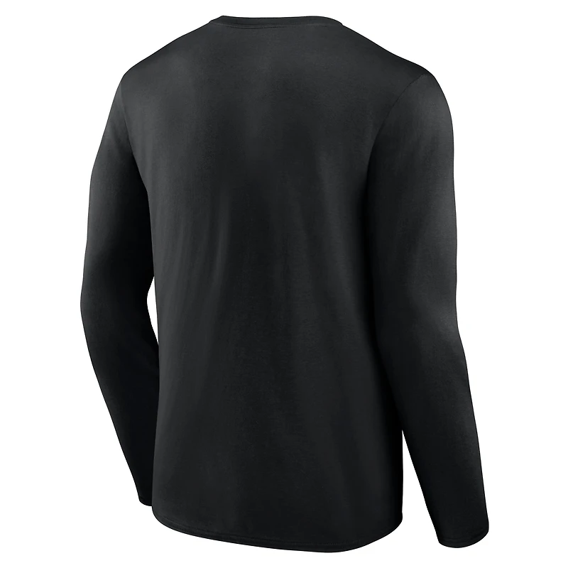 Men's Black New York Jets Victory Arch Secondary Long Sleeve T-Shirt