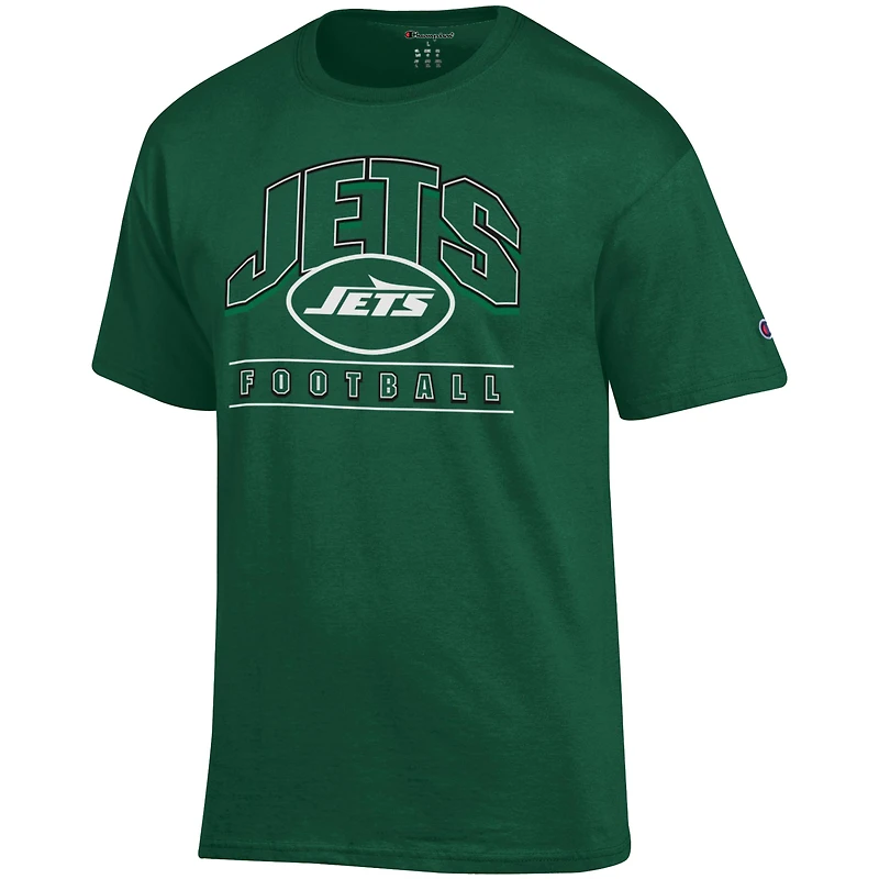 Men's Champion  Green New York Jets Football T-Shirt