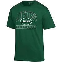 Men's Champion  Green New York Jets Football T-Shirt