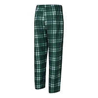 Men's Concepts Sport Green/Heather Gray New York Jets Regulate Long Sleeve T-Shirt and Plaid Pant Set