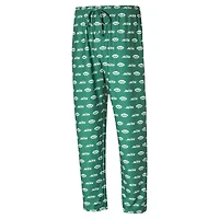 Men's Concepts Sport Green New York Jets Record Throwback All Over Knit Pants