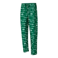 Men's Concepts Sport Green New York Jets Retro Mosaic Allover Print Knit Pants