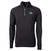Veste à enfiler en tricot écologique noir Cutter & Buck des New York Jets pour homme