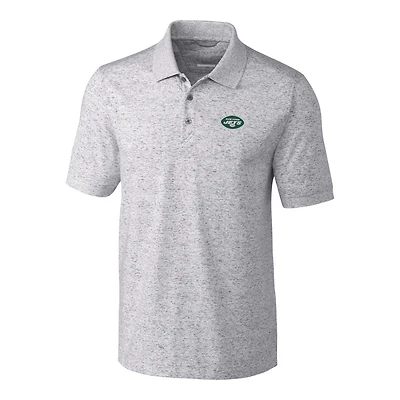 Polo Cutter & Buck gris New York Jets Space Dye Advantage pour homme