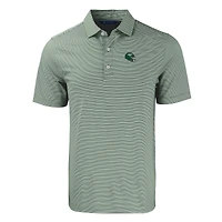 Polo recyclé extensible à double bande Forge Eco pour homme, vert/blanc, Cutter & Buck, New York Jets Helmet