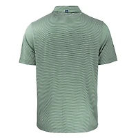 Polo recyclé extensible à double bande Forge Eco pour homme, vert/blanc, Cutter & Buck, New York Jets Helmet
