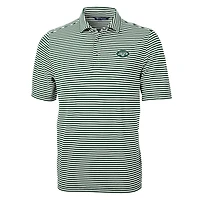 Polo recyclé à rayures écologiques Virtue Green New York Jets pour homme, Cutter & Buck