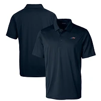 Polo homme Cutter & Buck bleu marine New York Jets Americana Prospect Eco texturé extensible recyclé