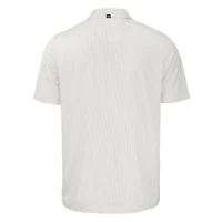 Polo extensible recyclé à imprimé Pike Eco Symmetry pour homme, blanc, Cutter & Buck, des New York Jets