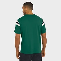 Men's Darius Rucker Collection by Fanatics  Green New York Jets Football Stripe Sleeve T-Shirt