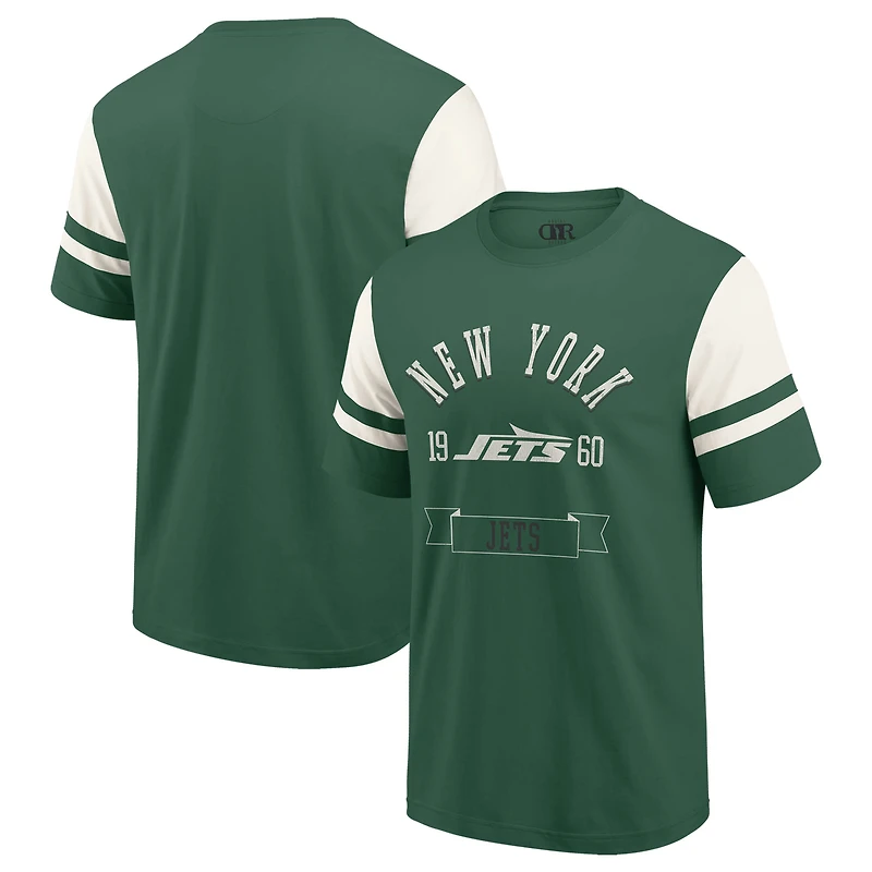 Men's Darius Rucker Collection by Fanatics Green New York Jets Football T-Shirt