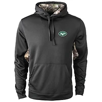 Men's Dunbrooke Black New York Jets Ranger Real Tree Camo Hoodie