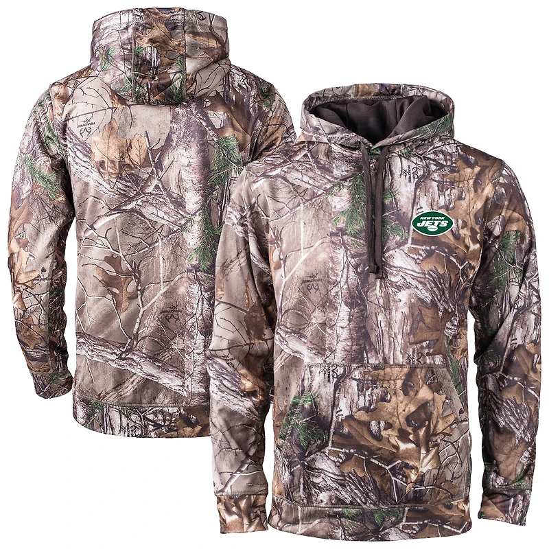 Men's Dunbrooke  Camo New York Jets Champion Tech Fleece Hoodie